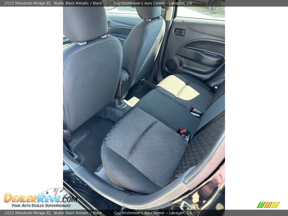 Rear Seat of 2023 Mitsubishi Mirage ES Photo #13