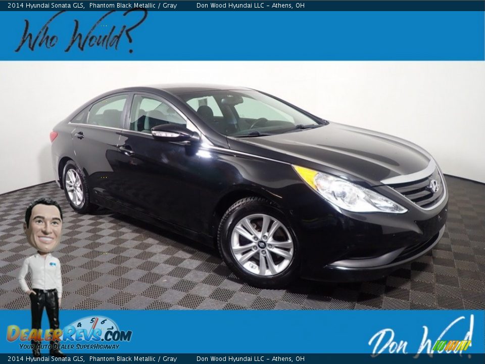 2014 Hyundai Sonata GLS Phantom Black Metallic / Gray Photo #1