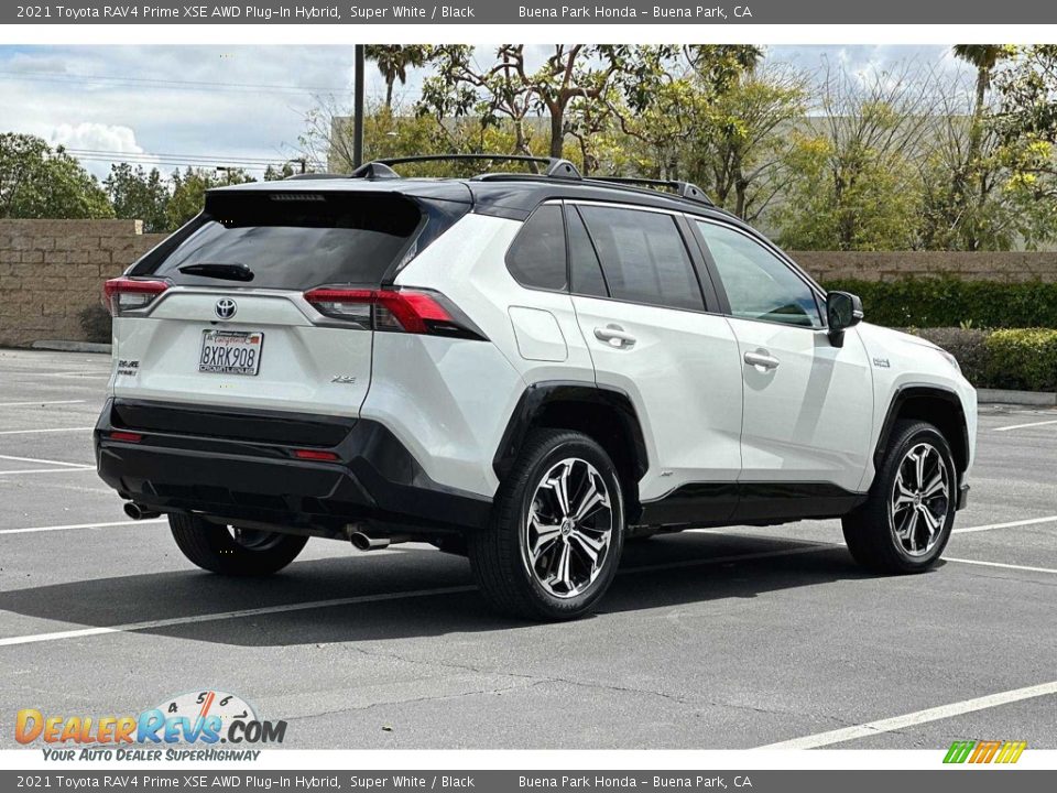 2021 Toyota RAV4 Prime XSE AWD Plug-In Hybrid Super White / Black Photo #4