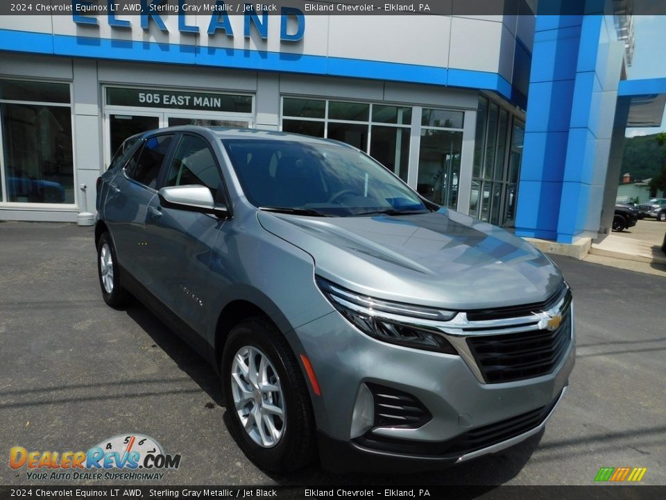 2024 Chevrolet Equinox LT AWD Sterling Gray Metallic / Jet Black Photo #5