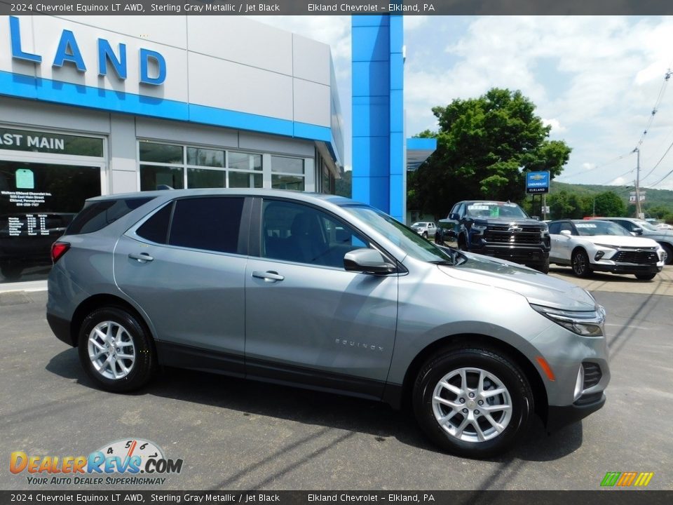 2024 Chevrolet Equinox LT AWD Sterling Gray Metallic / Jet Black Photo #7