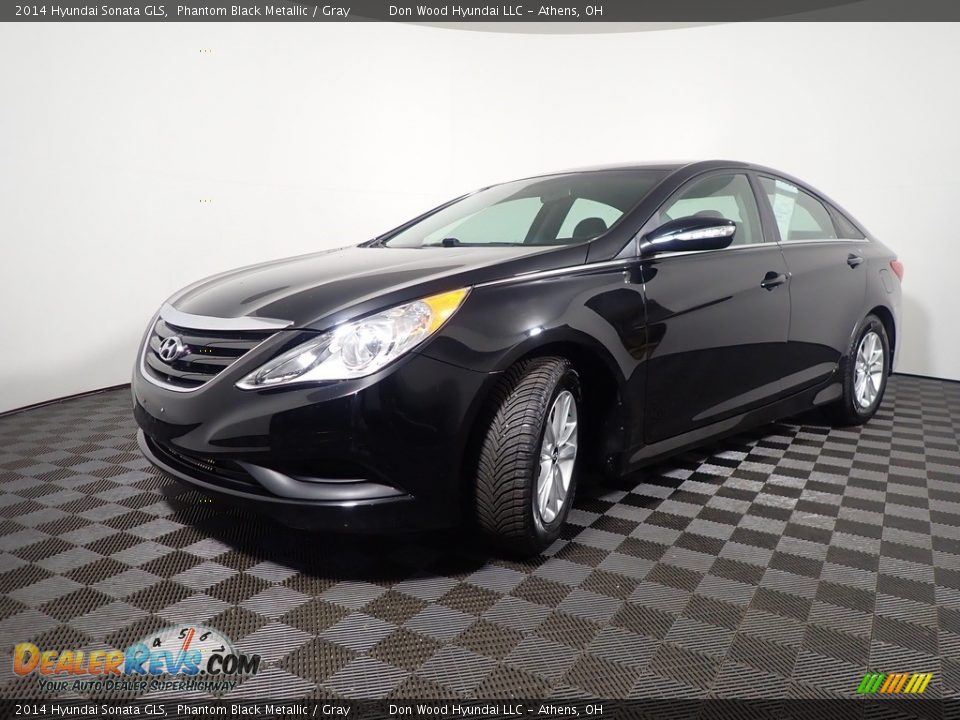 2014 Hyundai Sonata GLS Phantom Black Metallic / Gray Photo #6