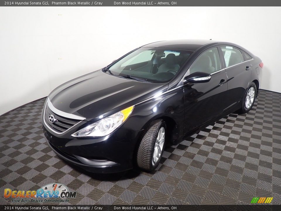 2014 Hyundai Sonata GLS Phantom Black Metallic / Gray Photo #7