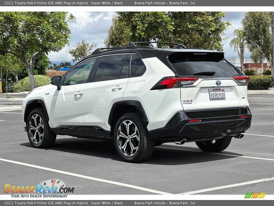 2021 Toyota RAV4 Prime XSE AWD Plug-In Hybrid Super White / Black Photo #6