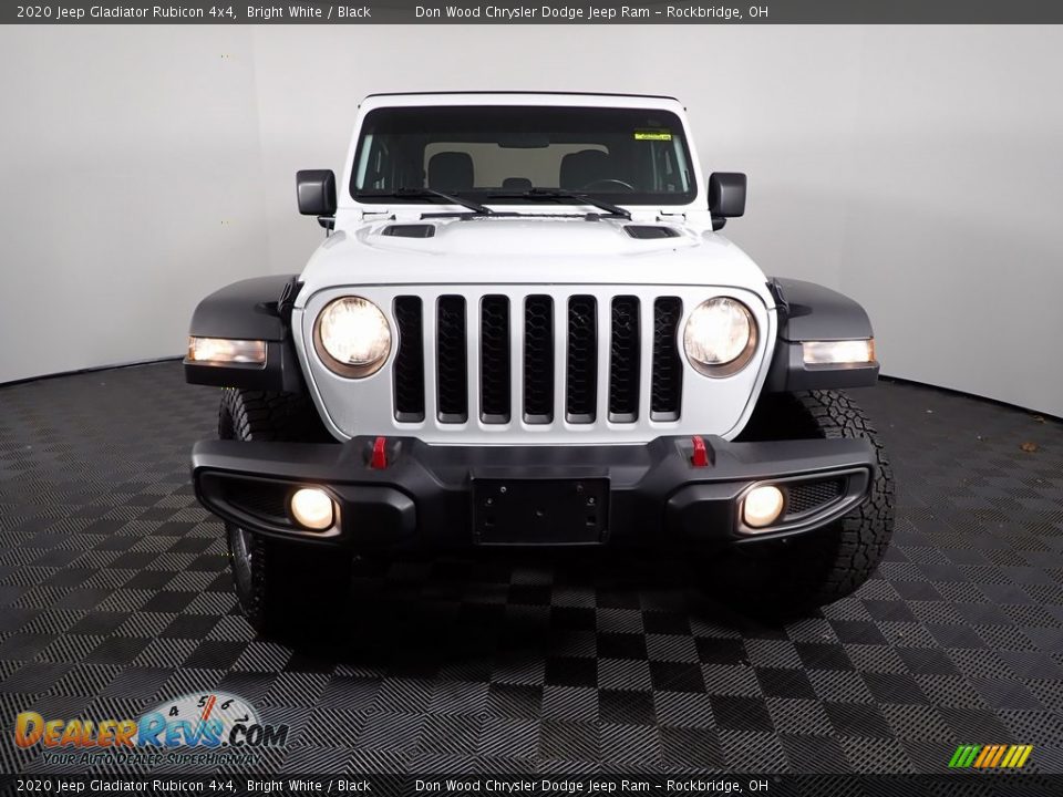 2020 Jeep Gladiator Rubicon 4x4 Bright White / Black Photo #4