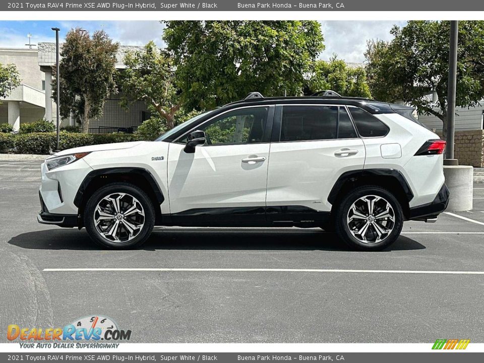 Super White 2021 Toyota RAV4 Prime XSE AWD Plug-In Hybrid Photo #7