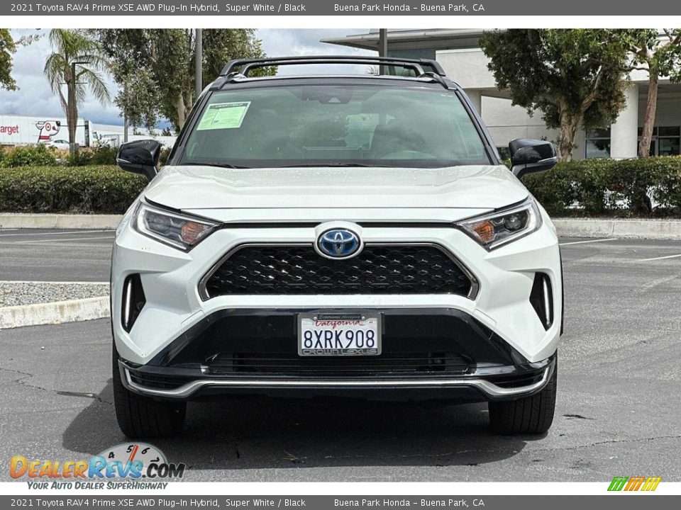 2021 Toyota RAV4 Prime XSE AWD Plug-In Hybrid Super White / Black Photo #9