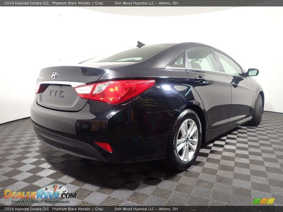 2014 Hyundai Sonata GLS Phantom Black Metallic / Gray Photo #13