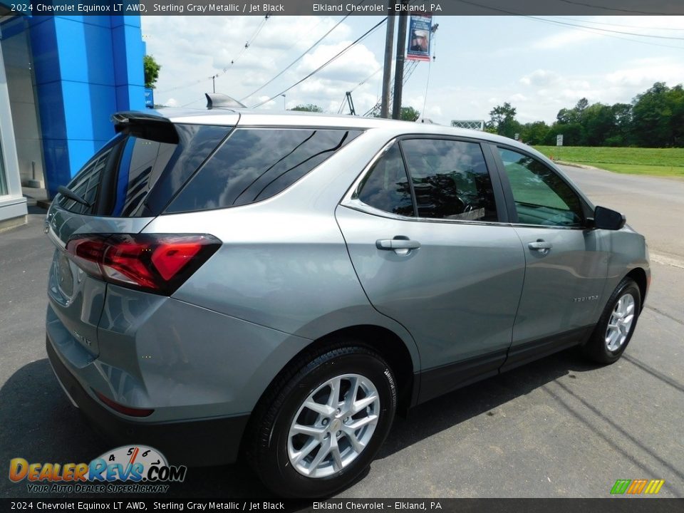 2024 Chevrolet Equinox LT AWD Sterling Gray Metallic / Jet Black Photo #9