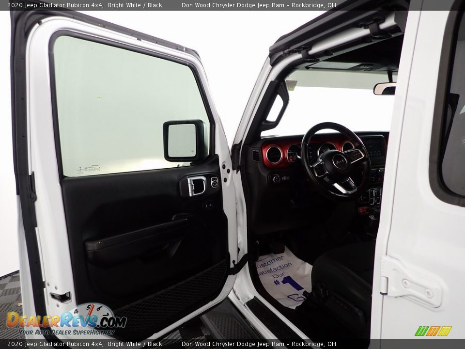 2020 Jeep Gladiator Rubicon 4x4 Bright White / Black Photo #10