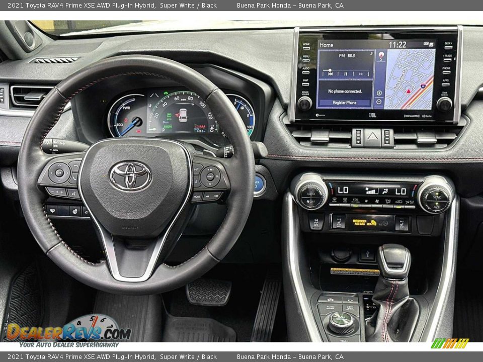 Dashboard of 2021 Toyota RAV4 Prime XSE AWD Plug-In Hybrid Photo #17