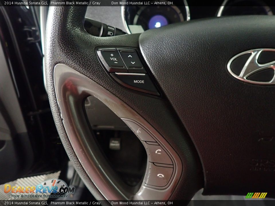 2014 Hyundai Sonata GLS Phantom Black Metallic / Gray Photo #23