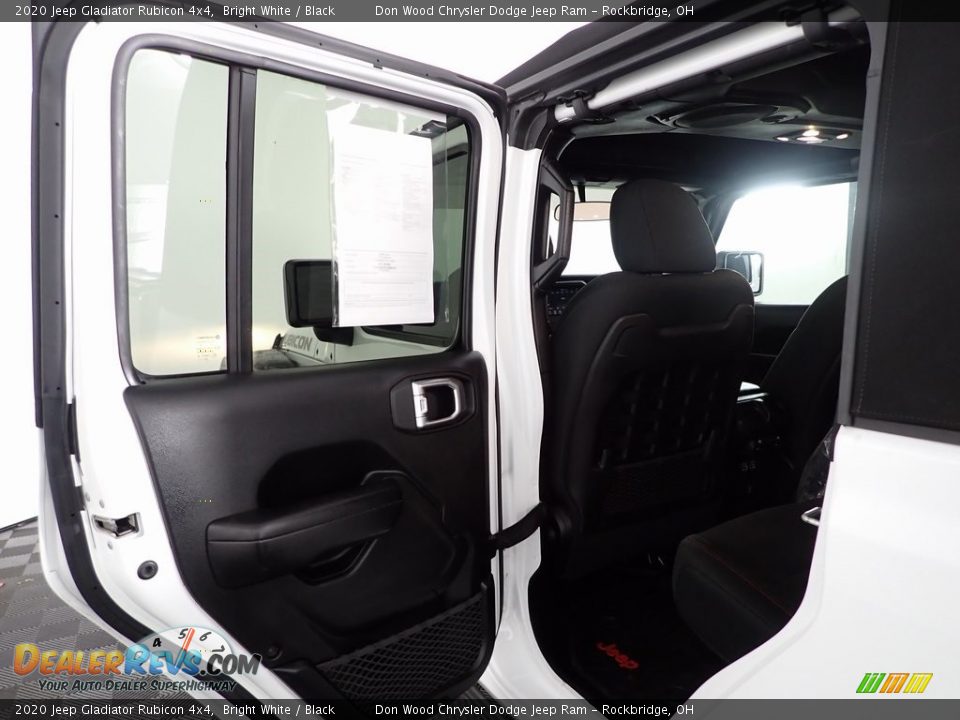 2020 Jeep Gladiator Rubicon 4x4 Bright White / Black Photo #20