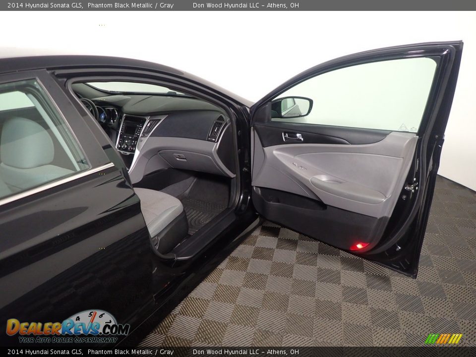 2014 Hyundai Sonata GLS Phantom Black Metallic / Gray Photo #32