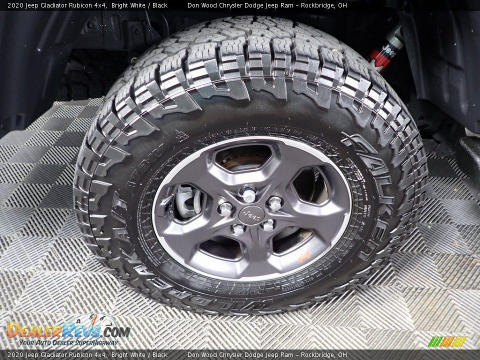 2020 Jeep Gladiator Rubicon 4x4 Bright White / Black Photo #27