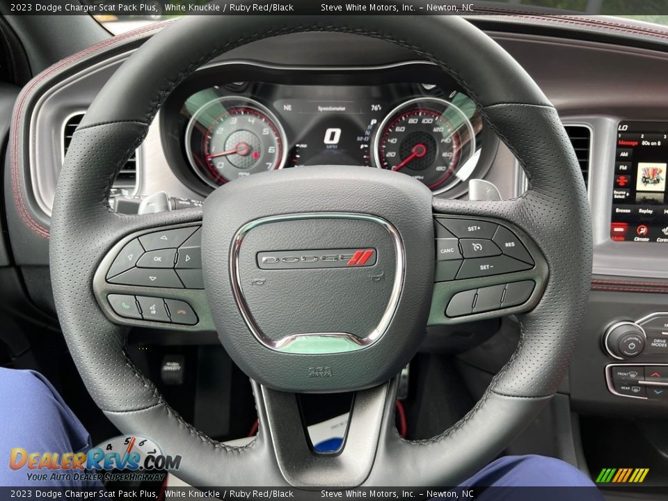 2023 Dodge Charger Scat Pack Plus Steering Wheel Photo #19