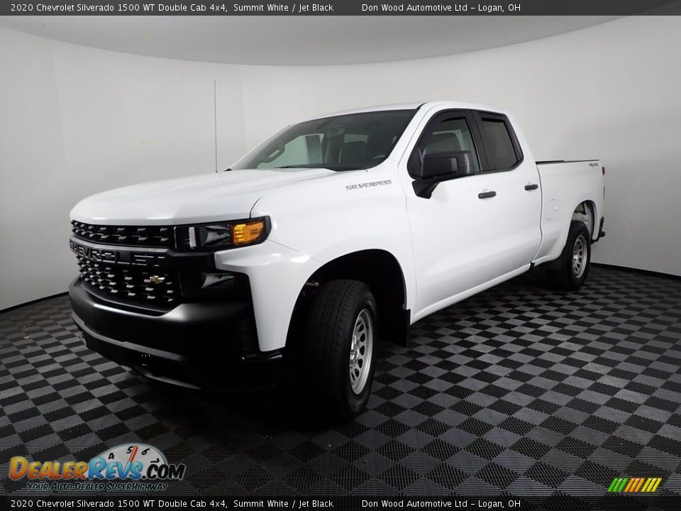 2020 Chevrolet Silverado 1500 WT Double Cab 4x4 Summit White / Jet Black Photo #5