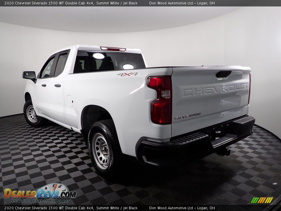 2020 Chevrolet Silverado 1500 WT Double Cab 4x4 Summit White / Jet Black Photo #6