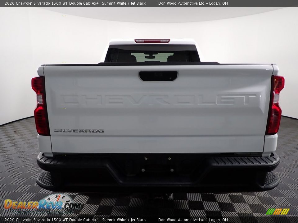 2020 Chevrolet Silverado 1500 WT Double Cab 4x4 Summit White / Jet Black Photo #7