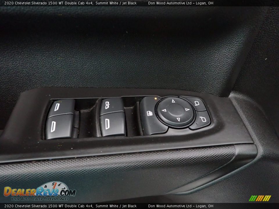 2020 Chevrolet Silverado 1500 WT Double Cab 4x4 Summit White / Jet Black Photo #11