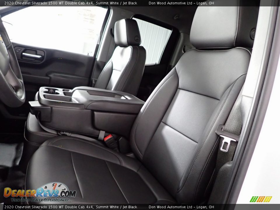 2020 Chevrolet Silverado 1500 WT Double Cab 4x4 Summit White / Jet Black Photo #12