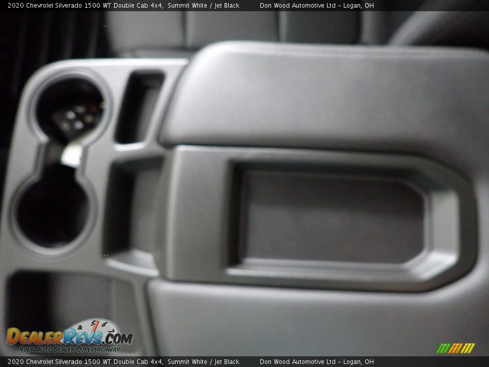 2020 Chevrolet Silverado 1500 WT Double Cab 4x4 Summit White / Jet Black Photo #19