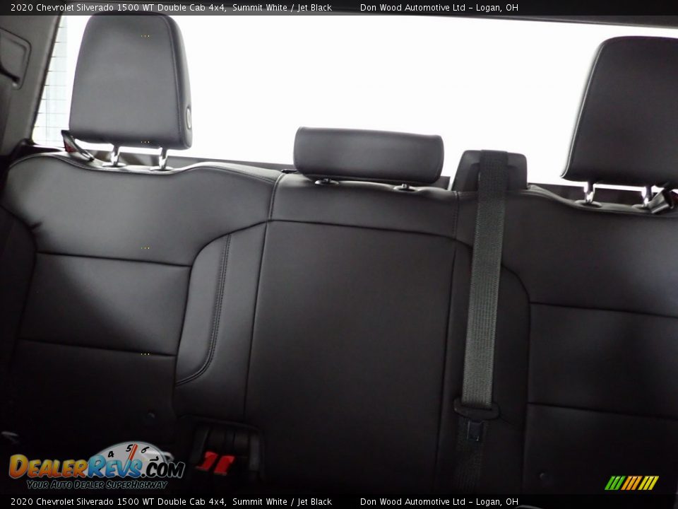 2020 Chevrolet Silverado 1500 WT Double Cab 4x4 Summit White / Jet Black Photo #20