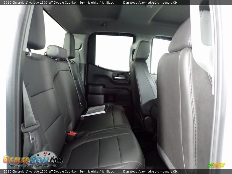 2020 Chevrolet Silverado 1500 WT Double Cab 4x4 Summit White / Jet Black Photo #27