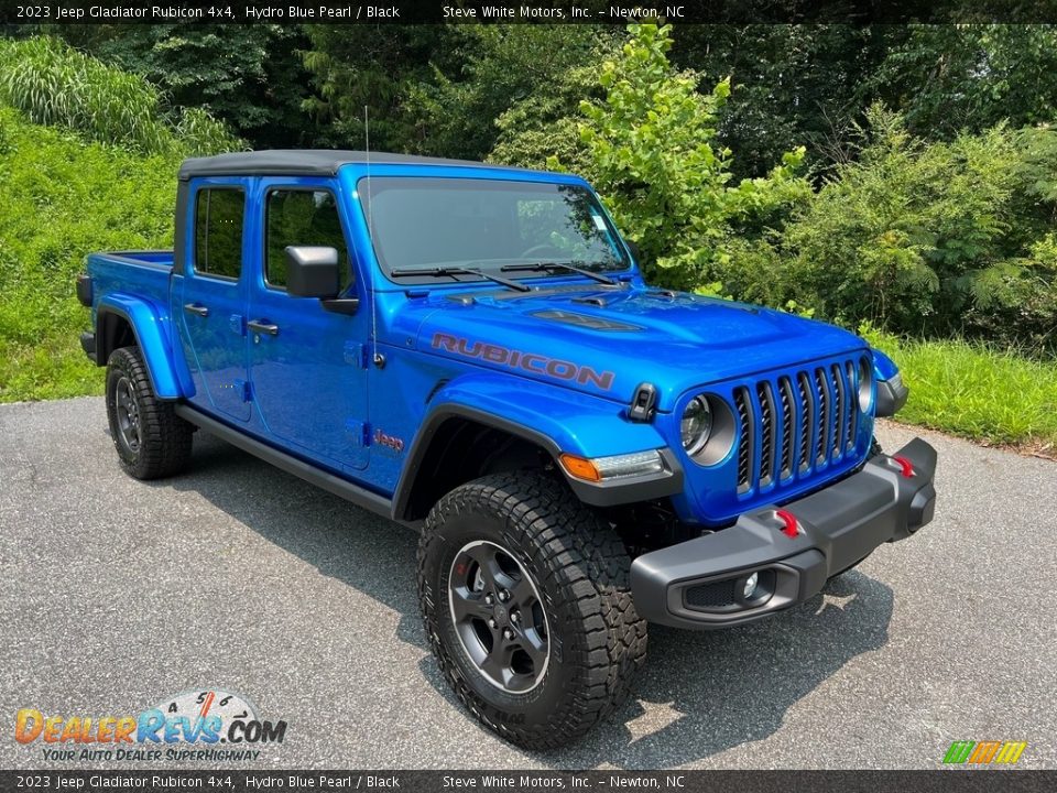 2023 Jeep Gladiator Rubicon 4x4 Hydro Blue Pearl / Black Photo #4