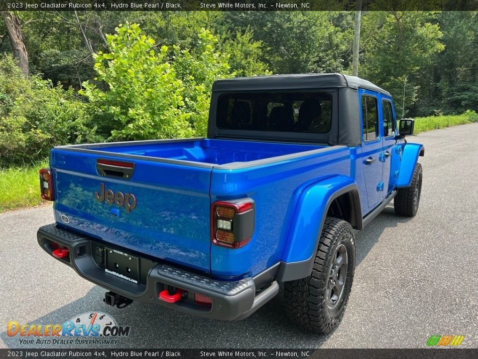 2023 Jeep Gladiator Rubicon 4x4 Hydro Blue Pearl / Black Photo #6