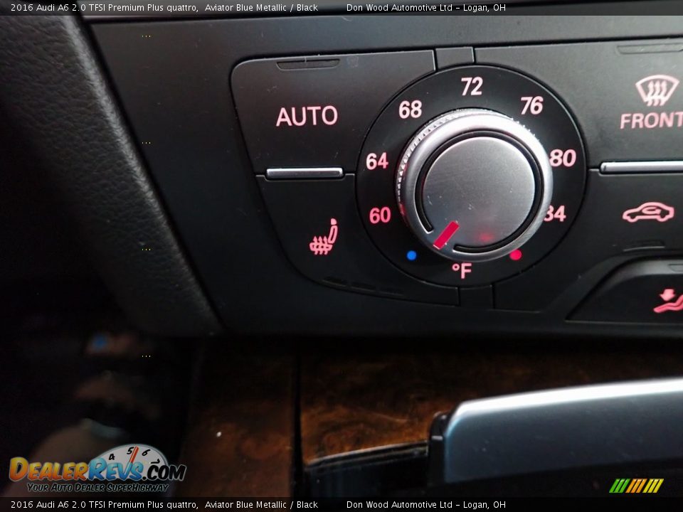 2016 Audi A6 2.0 TFSI Premium Plus quattro Aviator Blue Metallic / Black Photo #6
