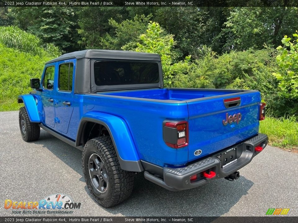2023 Jeep Gladiator Rubicon 4x4 Hydro Blue Pearl / Black Photo #8