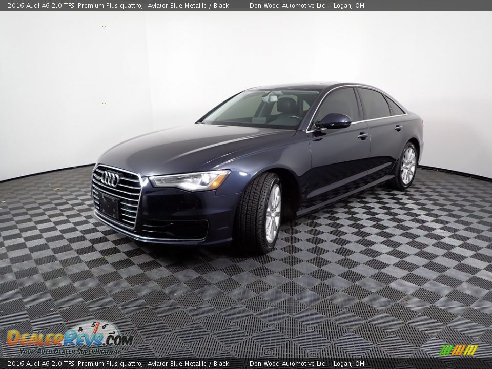 2016 Audi A6 2.0 TFSI Premium Plus quattro Aviator Blue Metallic / Black Photo #8