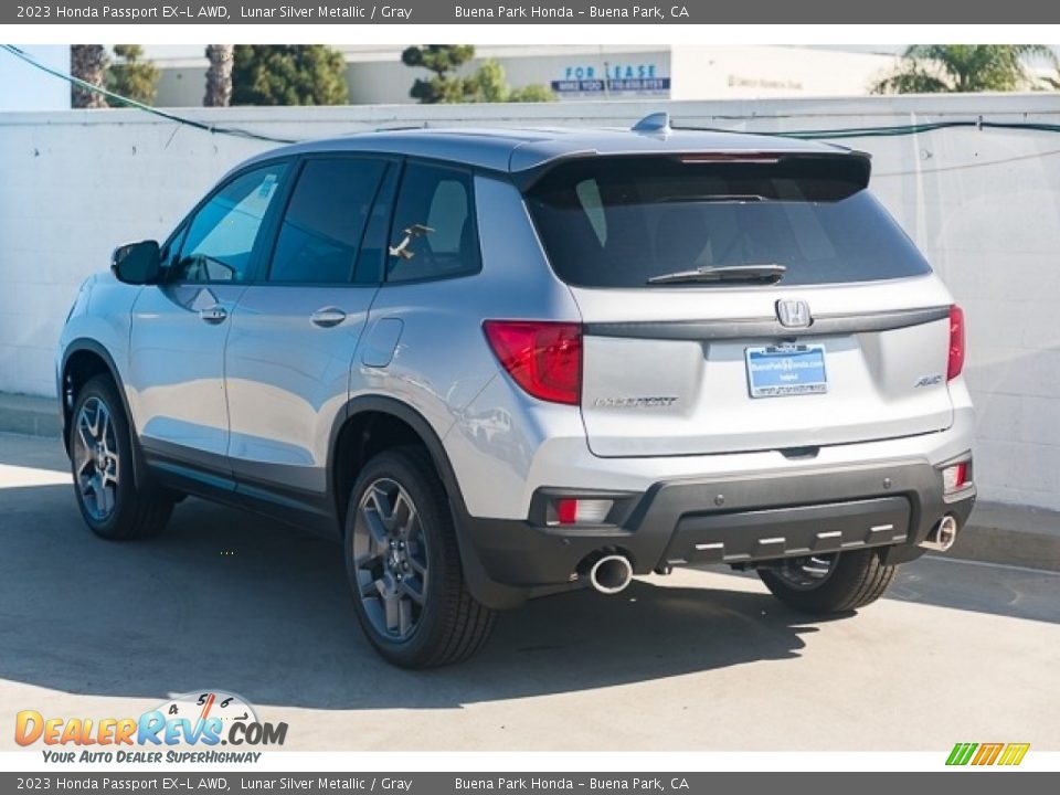 2023 Honda Passport EX-L AWD Lunar Silver Metallic / Gray Photo #2