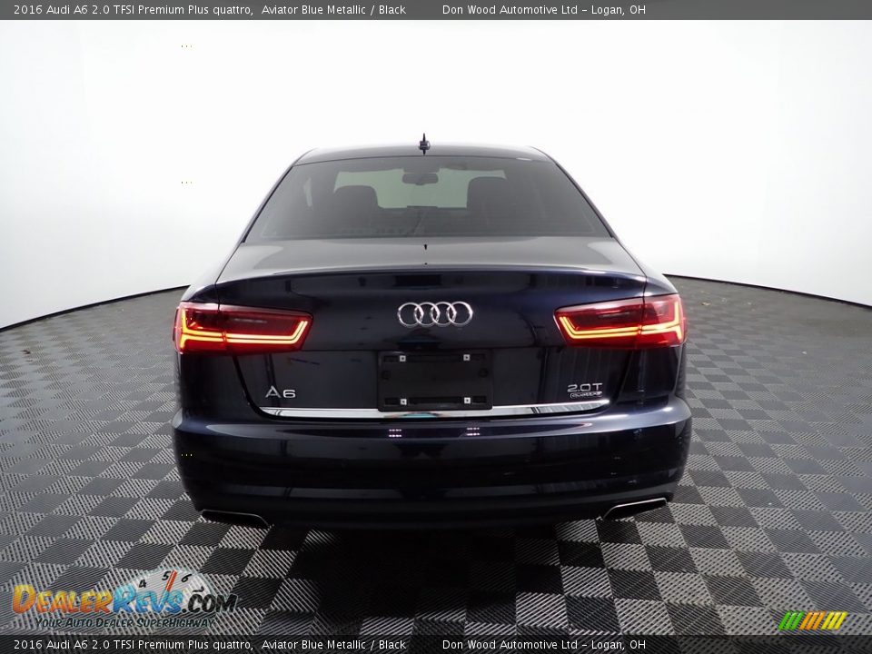 2016 Audi A6 2.0 TFSI Premium Plus quattro Aviator Blue Metallic / Black Photo #10