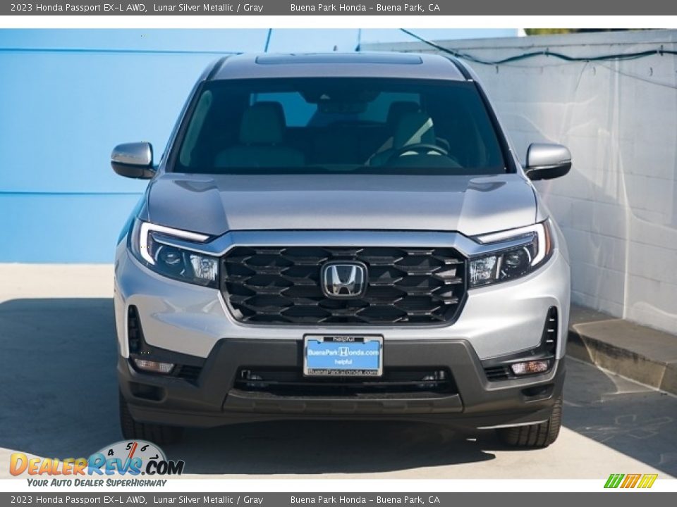 2023 Honda Passport EX-L AWD Lunar Silver Metallic / Gray Photo #3