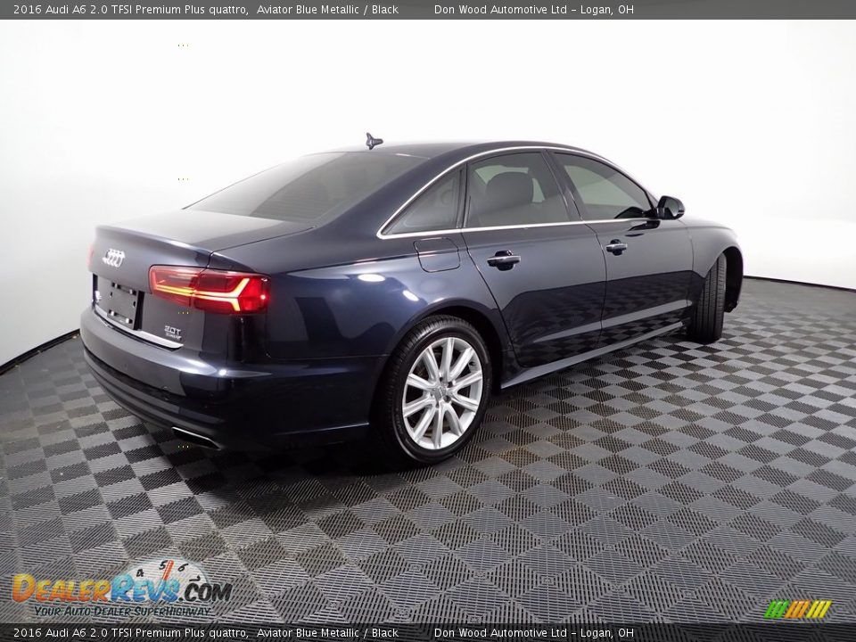 2016 Audi A6 2.0 TFSI Premium Plus quattro Aviator Blue Metallic / Black Photo #13