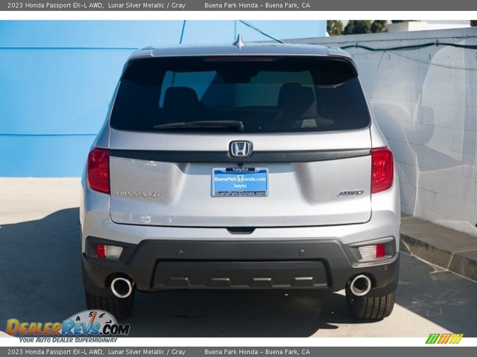 2023 Honda Passport EX-L AWD Lunar Silver Metallic / Gray Photo #5