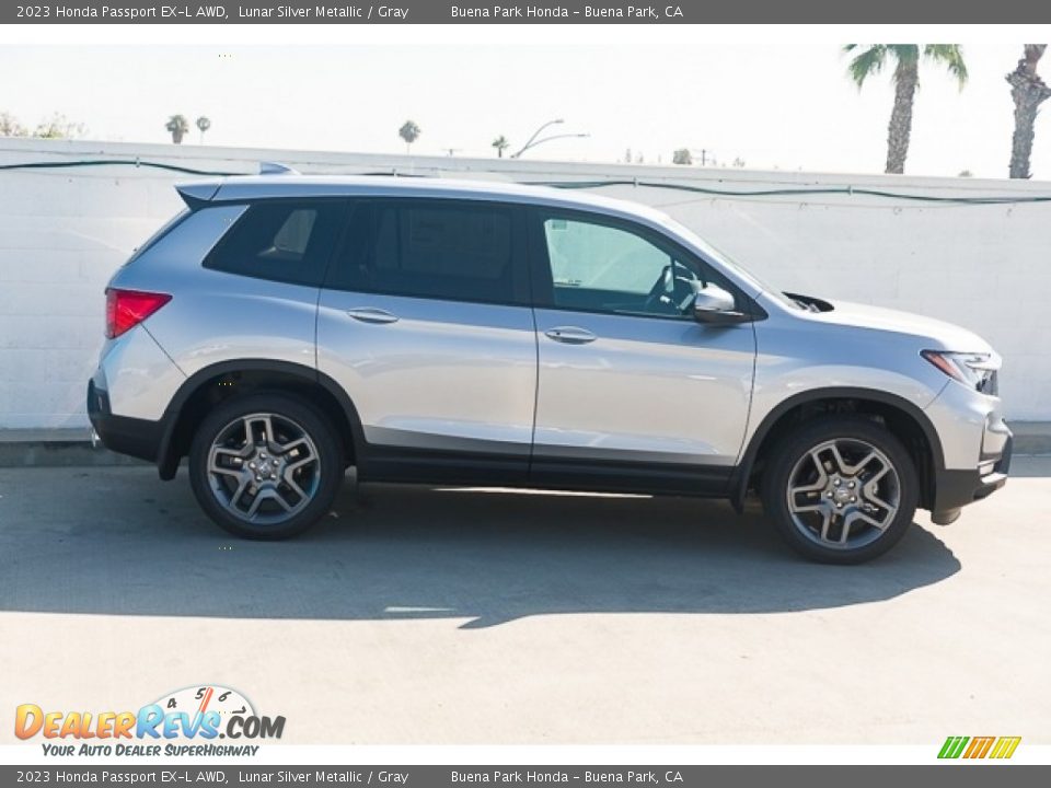 2023 Honda Passport EX-L AWD Lunar Silver Metallic / Gray Photo #8