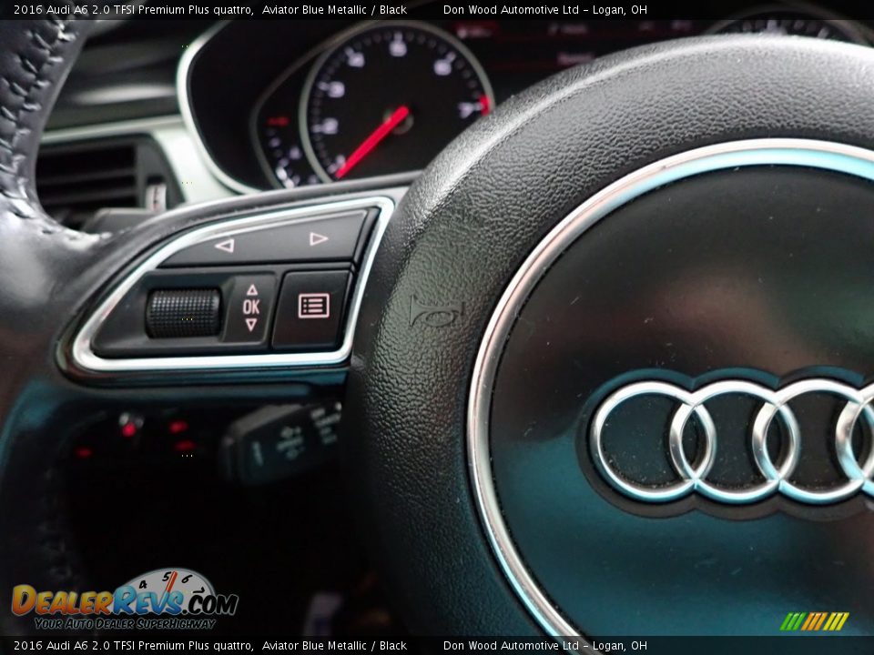 2016 Audi A6 2.0 TFSI Premium Plus quattro Aviator Blue Metallic / Black Photo #19