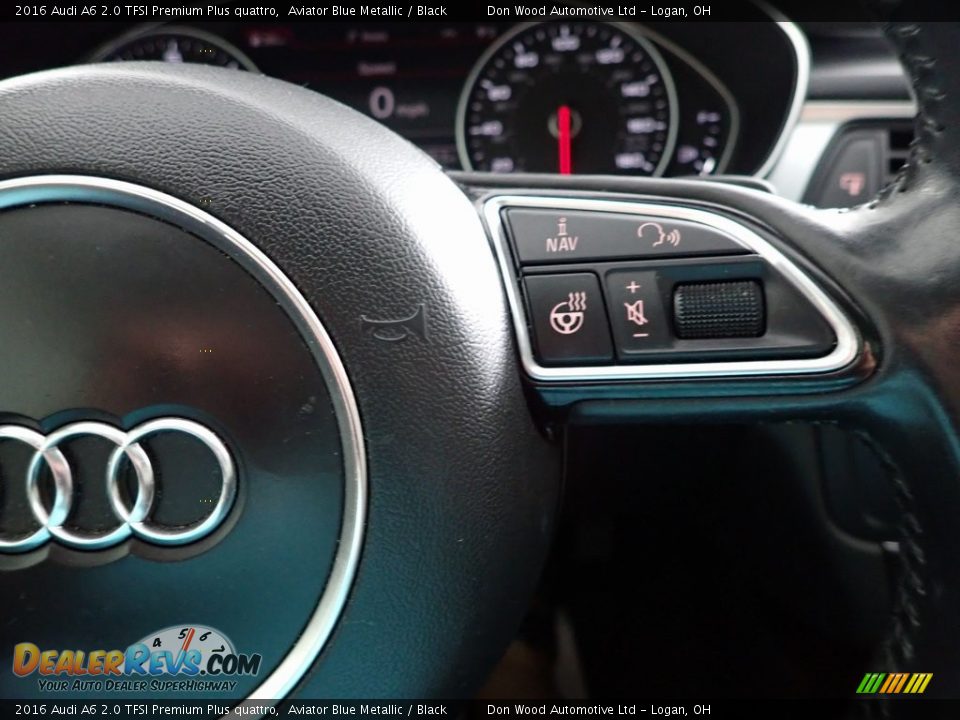 2016 Audi A6 2.0 TFSI Premium Plus quattro Aviator Blue Metallic / Black Photo #20