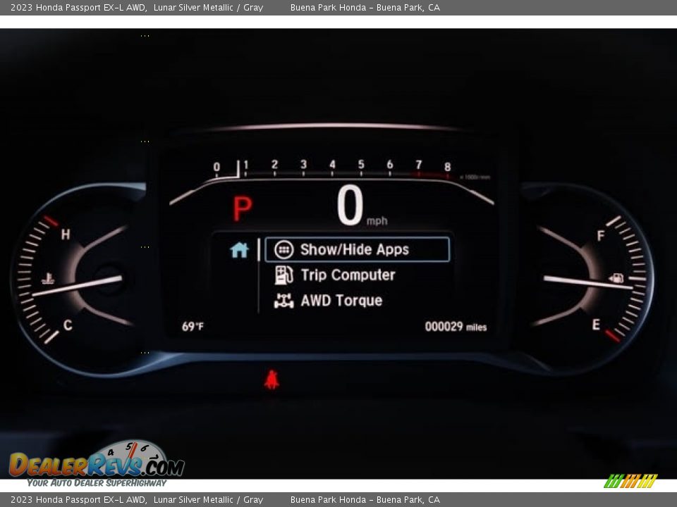 2023 Honda Passport EX-L AWD Gauges Photo #18