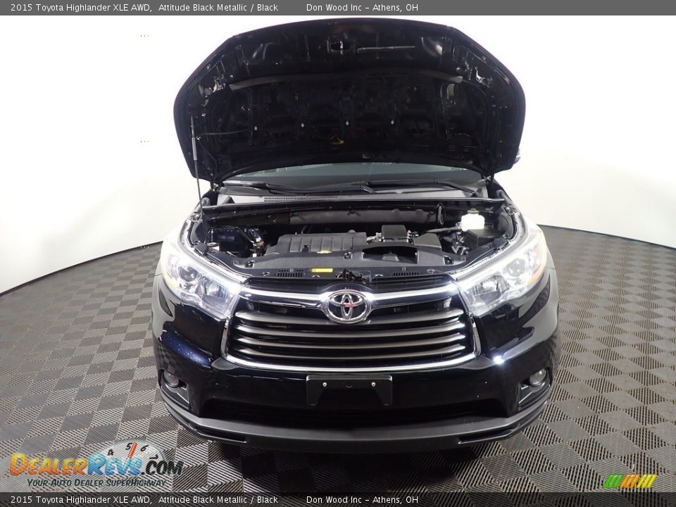 2015 Toyota Highlander XLE AWD Attitude Black Metallic / Black Photo #7