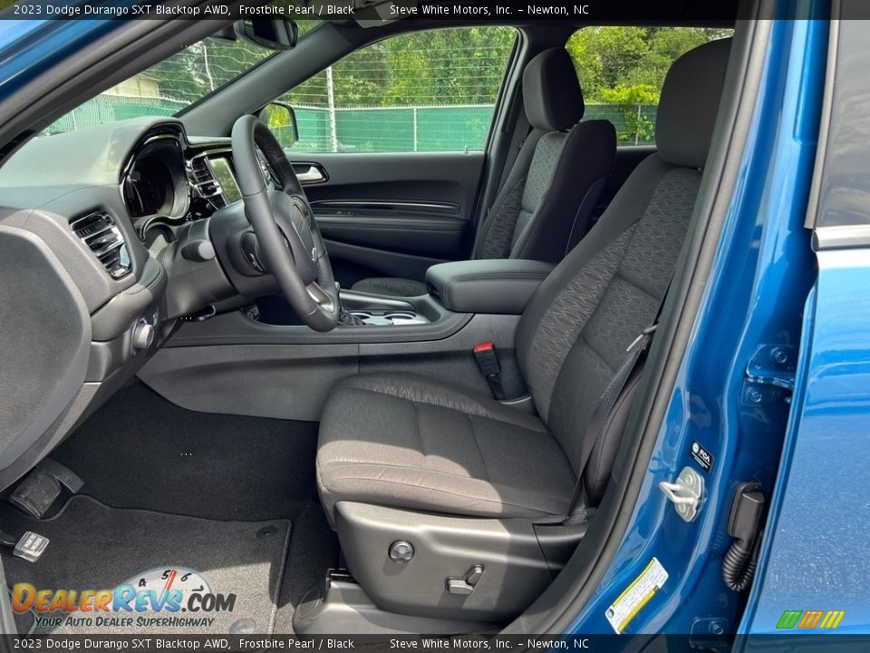 Front Seat of 2023 Dodge Durango SXT Blacktop AWD Photo #10