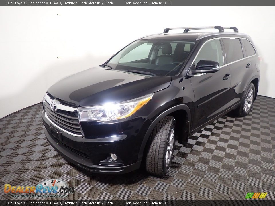 2015 Toyota Highlander XLE AWD Attitude Black Metallic / Black Photo #10