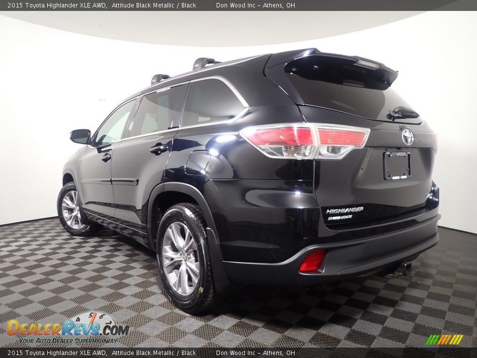 2015 Toyota Highlander XLE AWD Attitude Black Metallic / Black Photo #11