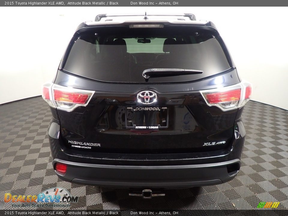 2015 Toyota Highlander XLE AWD Attitude Black Metallic / Black Photo #13