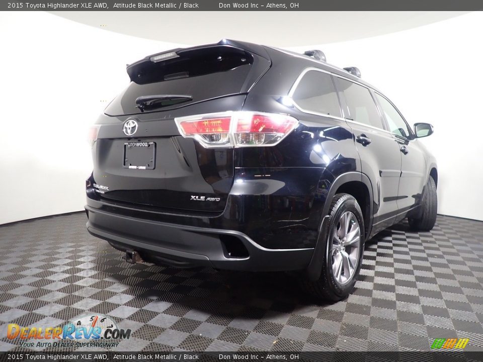 2015 Toyota Highlander XLE AWD Attitude Black Metallic / Black Photo #17