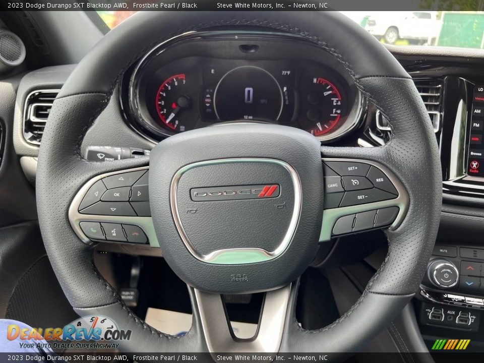 2023 Dodge Durango SXT Blacktop AWD Steering Wheel Photo #20