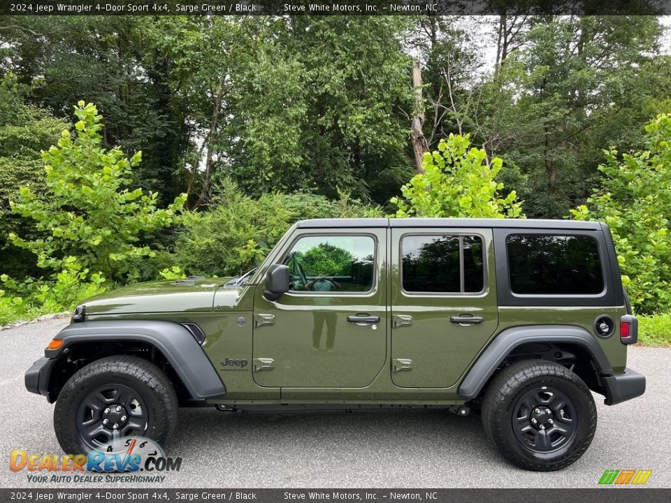 Sarge Green 2024 Jeep Wrangler 4-Door Sport 4x4 Photo #1